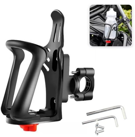 Adjustable Bike Water Bottle Holder for Mountain and Road Bikes with Accessories and Cup Mounting System