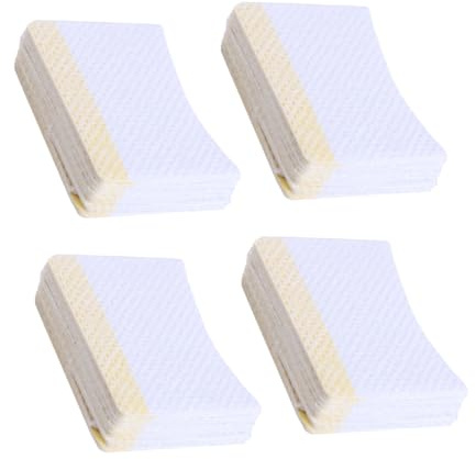 BELLIFFY 160stücke Arc-förmige Wimpern Entferner Pads Komfortable Makeup Remover Pads Für Frauen Sanfte Kosmetik Reinigungs Kissen Für Zuhause Und Schönheitssalon