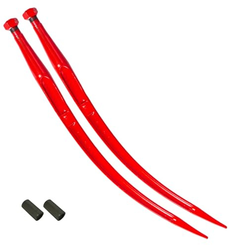 2x Frontladerzinken 680mm Frontlader M22x1.5 + Einschweißbuchsen