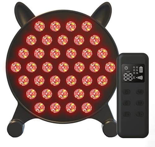 Luce di Red Light Therapy a Quattro Colori, Pannello di Fototerapia Multibanda con 185 LED, 6 Modalità di Cura Della pelle, Adatto per la Cura Del Viso e il Rilassamento Dei Muscoli Tesi