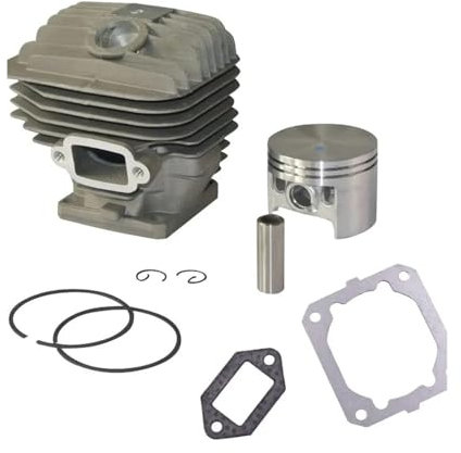 52mm Cylinder Piston W/Rings Pin Clips Kit Fit For 046 MS460 Chainsaw