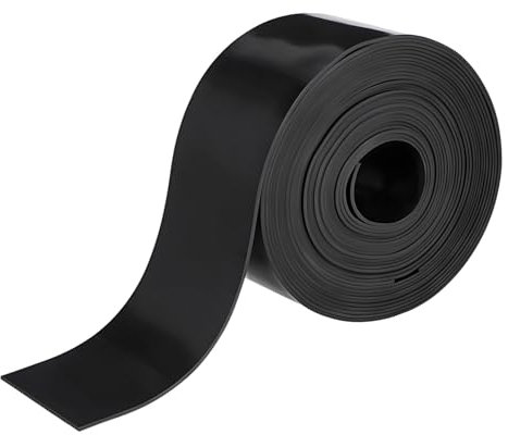 Cabilock 1 Rolle Gummistreifenrolle Dichtungstürleiste Schutz Beton abdichten Türbodendichtungsstreifen Türdichtungsband Randleisten aus Gummi Nitrilkautschukplatte Black
