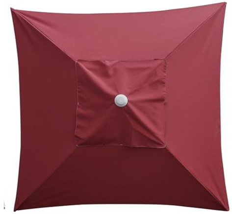 WAFOHSR Parasol De Plage Parasol De Jardin 200 X 200 Cm, Protection Solaire for Terrasse, Piscine, Abri sans Os Ni Support Large Gamme D'Applications(Wine Red 200x200CM)