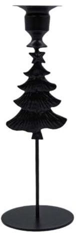 jebyltd Candele per Alberi Natale in Metallo Alto con Piede Alto Candelatavola Candelatura in Metallo