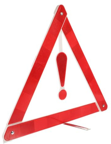 VALICLUD Segnale Di Triangolo Di Emergenza Stradale Riflettente Per Auto Triangoli Di Sicurezza Per Lavori Stradali Veicoli Da Lavoro e Attrezzature Di Sicurezza