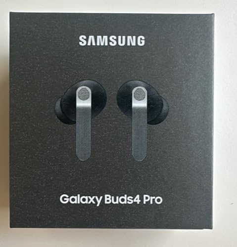 Samsung Galaxy Buds 4 Pro, True Wireless Stereo, In-Ear Hörlurar, Svart, Active Noise Cancelling, Bluetooth 6.1