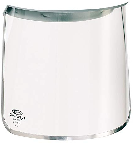 Honeywell 1002353 Clearways med transparent polykarbonatvisir, (förpackning om 10)
