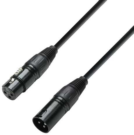 Adam Hall Cables 3 STAR DMF 0150 DMX Kabel 3-Pol XLR Female auf 3-Pol XLR male | 1.5 m