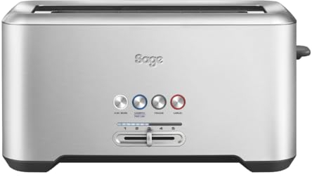 Sage - The 'A Bit More' Toaster 4 Slice, Brushed Stainless Steel