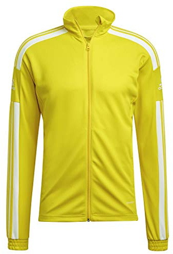 adidas Hombre Squadra 21 Training Jacket, Team Yellow / White, M