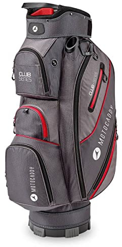 Motocaddy Unisex Club Series Golfwagen-Tasche, Anthrazit/Rot, Einheitsgröße