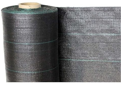 RETELANDIA L'OUTLET DELLE RECINZIONI Telo pacciamatura in Polipropilene 100 g/m2 Anti Erbacce, antiradice, antialga, agritela cm 52 x 10 m Lunghezza