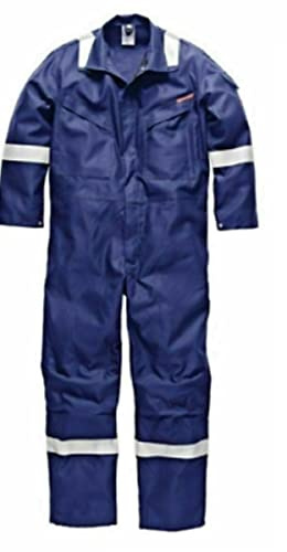 Dickies Flame Retardant Firechief High Visibility Daletec Lightweight Coverall Overall Boilersuit WD5407 (36T)