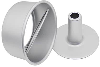 Molde de anillo, Molde de pastel de anillo de aleación de aluminio, Molde de tubo inferior extraíble for hornear Pastel de libra Molde de pastel de rosquilla Molde de flan Molde de pastel de flan ( Ta