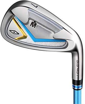 Wedge Club de Golf Golf Club Pitching Wedge Main Droite Original Cross Golf Wedge Haute résistance pour Débutants et Avancés (Couleur : Argent, Taille : Taille Unique)