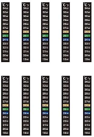 Stick-on Digital Aquarium Fish Tank Fridge Thermometer Sticker Tools Measurement Temperature Z6D3 Products Stickers