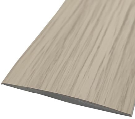Ruban adhésif en PVC pour bords de porte en bois, bande de transition flexible pour sol stratifié gris, couvre-joint pour porte et sol en vinyle