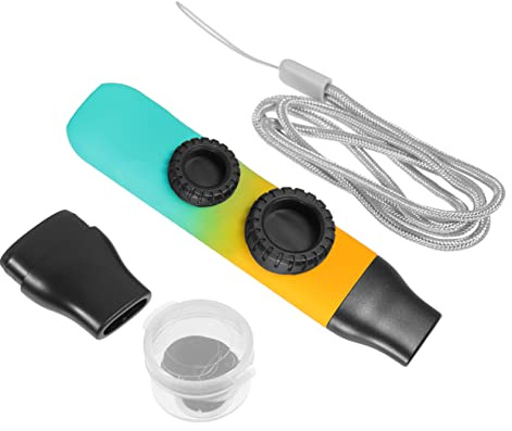 SHOWERORO Kazoo Mit Seil Leicht Zu Erlernendes Musikinstrument Geeignet Für Gitarren Ukulelen Und Andere Instrumente Sicherer Für Junge Mädchen Und Anfänger Tragbar Und Platzsparend