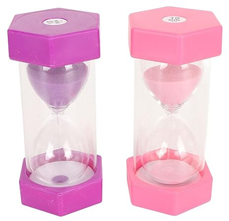 Baxnore Temporizador de de Reloj de Colorido, temporizadores de plástico de 10 Minutos para Juegos de Comportamiento de los Juegos de Aprendizaje