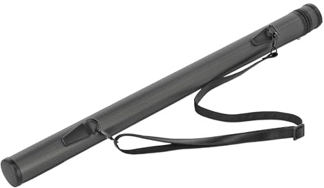 GEWA Étui à archet avec sangle de transport pour 2 archets de violon - Coque rigide - Fermeture éclair YKK - Intérieur rembourré - Titanium - Convient à l'étui/sac à dos Space Bag