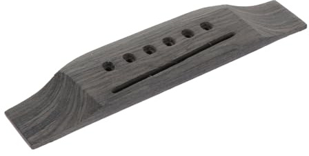 Alipis Gitarrenzubehör aus Synthetischem Material für 41 Zoll Gitarre Einfache Montage und Austausch Rosewood Gitarrenbrücke in Dunkler Farbe für Folk Gitarren