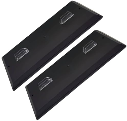 BRIGHTFUFU 2pcs Motorcycle Model Display Stand, Plastic Base Holder for 1:12 Scale Display and Small Tools Organiser, Workbench Storage Rack