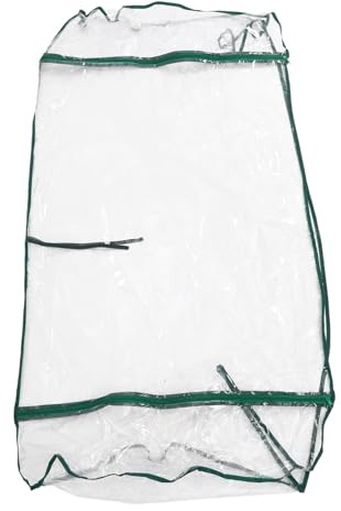 WRITWAA Couverture de Serrage en PVC Maille Intégrée, Bâche Pliante Facile à Installer, Protection pour Plantes et Mini Serrage D'extérieur