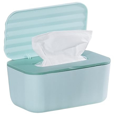 Dispenser di salviettine umidificate, scatola con coperchio, grande capacità, antipolvere, ricaricabile, per pannolini per bambini, cosmetici, cucina, bagno, cucina