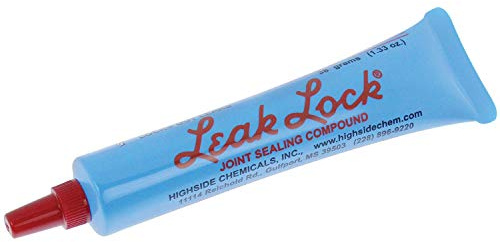 Leak Lock Mastic d'Étanchéité pour Raccords Frigorifiques A/C et Écrous - Collets d’Installations de Climatisation, Pâte d'Étanchéité Fluide en Tube de 39 Millilitres