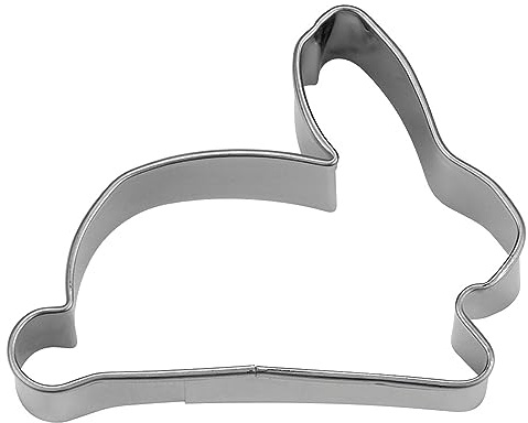 Städter Ausstechform Hase liegend 7cm aus rostfreiem Edelstahl, spülmaschinengeeignet