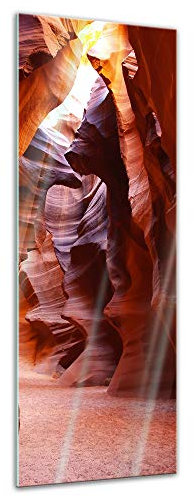 Bilderdepot24 Glasbild - Antelope Canyon V - Arizona USA - 30x90 cm - Deko Glas - Wandbild aus Glas - Bild auf Glas - moderne Bilderdepot24 Glasbilder - Glasfoto - Echtglas