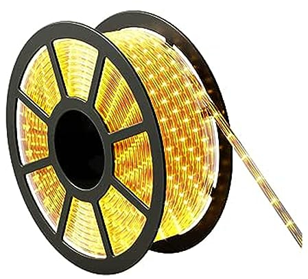 GOPLUS 20m Lichtschlauch Außen, LED Lichtschlauch Warmweiß mit 720 LEDs, LED Streifen 15,000 Stunden, Wasserdicht, Lichterkette Lichterschlauch für Außen und Innen (20m)
