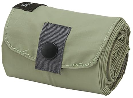 MARNA Japansk kompakt hopfällbar Shupatto shoppingväska storlek M - Mori (skog) japansk shoppingväska blandad, Militär grön, 32 x 32 cm, Samtida