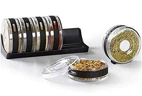 Gewürzdosen, Gewürzbox-Set Küchen-Gewürzglas-Rack Dosenbehälter Gewürz-Aufbewahrungsflaschen Pfefferstreuer Box Salzstreuer Zuckerdose