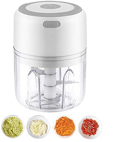 Mini Garlic Crusher, Garlic Press Crusher, Garlic Mincer, Garlic Press, Food Chopper, Wireless Portable Kitchen Food Mixer With USB Charging, Powerful Easy Cleaning Garlic Masher