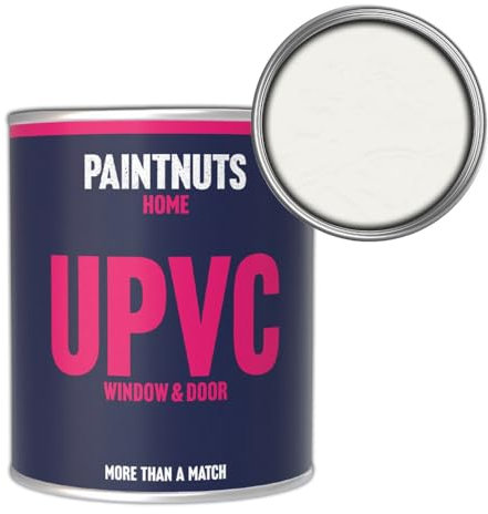 Paintnuts UPVC Window & Door Paint - RAL-9016 - TRAFFIC WHITE Satin 250ml Tin