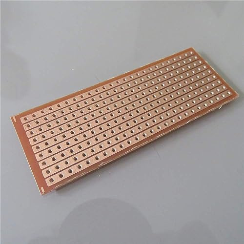 10stk 2.5X6.4cm Streifenraster Veroboard Stripboard print Prototype Paper PCB Platine Leiterplatte Universal Experiment Matrix Circuit Board Bakelite…