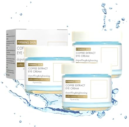 EXQST Die Phix Caffeine Eye Cream Caffeine Anti-Falten Overnight Eye Cream bekämpft Augenringe und Schwellungen, reduziert Tränensäcke und ist für alle Hauttypen geeignet
