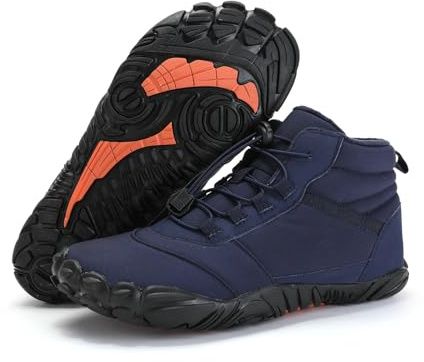 Waterproof Barefoot Shoes Winter Pro 2.0 Men Women Unisex Minimalist Trail Running Shoes Outdoor Barefoot Shoes Barefoot Shoe,Blue,39