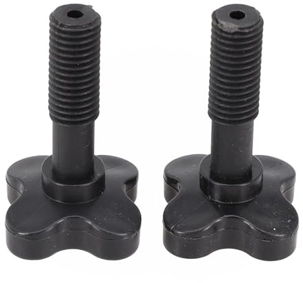 2 Pieces Black M12 PlasticFixing Screw Knob Canopies Garden Swing Plastic Fittings to attach canopy frame to swing frame，Accessories，Hanging Garden Furniture Supplies
