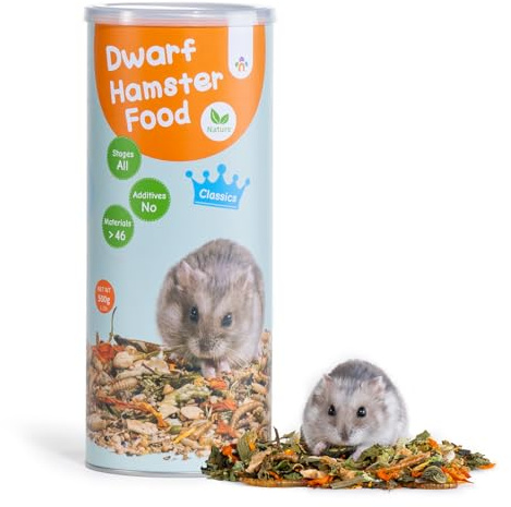 Niteangel Hamster Food & Treats Toy - Small Animal Natural Food for Syrian Golden Dwarf Robo Hamsters or Other Small-Sized Pets