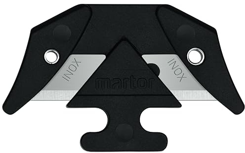 MARTOR 10x SECUMAX-Klinge 13448 für SECUMAX 350, rostfrei, 2-fach, Stahl | Folie, Papierbahnen, Karton bis 2-lagig, Logistik & Industrie, No. 13448.20