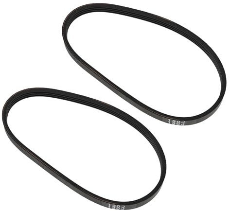 LT Easiyl 2 Pezzi Di Cinghia Di Trasmissione Passo 130J Lunghezza Della Linea 13 Pollici 345x9,5mm Compatibile Con RIKON Modello Di Sega 10-305 Cinghie Per Seghe A Nastro Per Lavorazione Del Legno