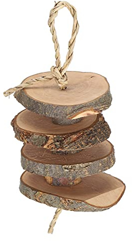 KIMISS Bâtonnets à Mâcher en Bois de Pommier pour Petits Animaux de Compagnie – Jouet à Mâcher Dentaire pour Lapin, Hamster et Chinchilla – Friandises en Bois Naturel pour Le Meulage et