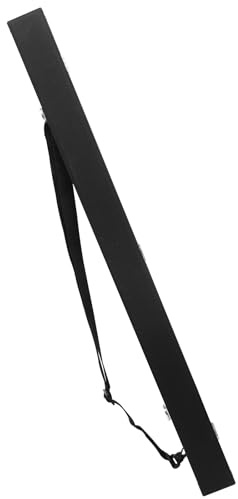 4/4 Violin Bow Case Black Non Woven Cello Bow Box Fodin med Flanell Bärbar Armbågslåda med Hårdvaruhörn för Viola