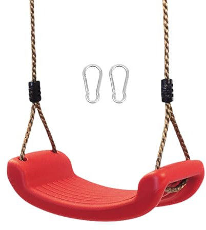 MLqkpwy Kids Swing Seat For Tree,Anti-Slip Tree Mount Outdoor Swings Toy,Replacement Swing For Climbing Frames,Durable Outdoor & Indoor Wing Chair With Adjustable Rope