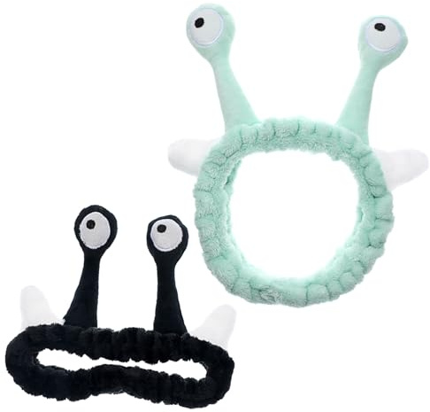 OUNONA 2pièces Bandeaux De Maquillage Pour Femmes Et Filles Élastiques Et Résistants Pour Soins De Peau Et Bain Rapide