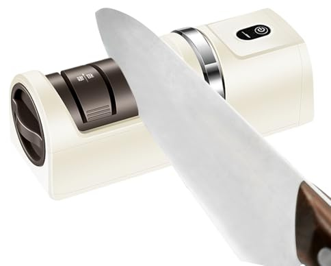Rrlihjgu Affûteur Électrique De Couteaux De Cuisine | Aiguiseur De Couteaux Électrique Expert - Outil Automatique Pour L'entretien Des Lames,Pour Maison Cuisine Camping Plein Air Et Boulangerie