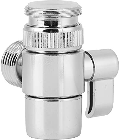 Funien Kit Lavaggio Capelli, Set Adattatori Convertitore Rubinetto Accessori, Acciaio Inossidabile, Doppio Controllo Uscita Acqua, Stile Moderno e Semplice, Installazione (convertitore del rubinetto)