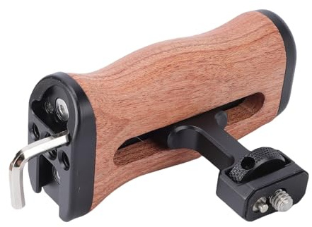 Jiawu Côté Appareil Photo en Bois avec Fonction de Démontage et D'assemblage Flexible, Idéal pour la Cage D'appareil Photo Numérique, adapté aux Cinéastes et aux photographes.